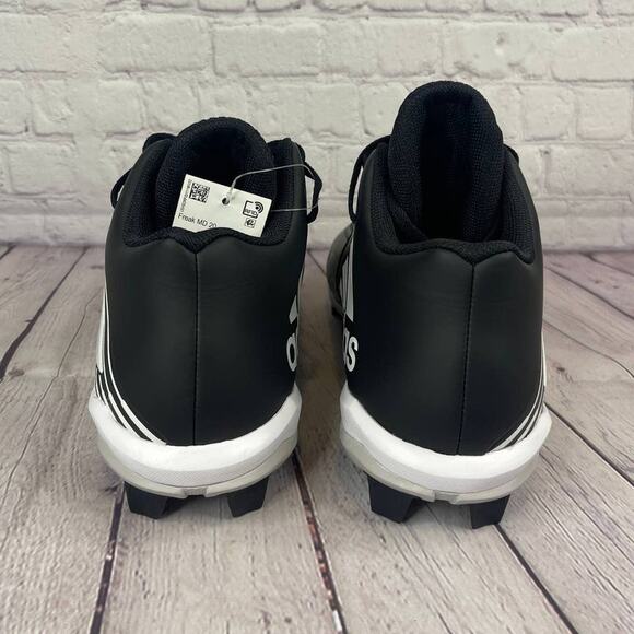 Adidas Freak MD 20 Black White Football Cleats Mens Size 12 (EF3484) - Picture 9 of 11